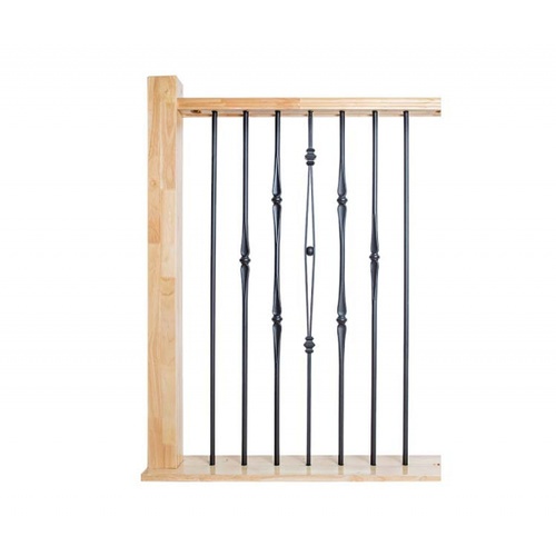 HUMMER เหล็กดัดราวระเบียงแบบกรง ขนาด 12.7x12.7mm รุ่น TL-RH10