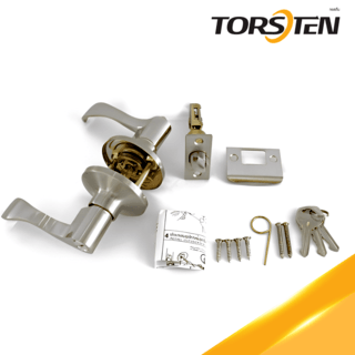 TORSTEN มือจับก้านโยกห้องทั่วไป สเตนเลส-304 ฝากลม รุ่น 805-3 ET-SN สีซาตินนิเกิล