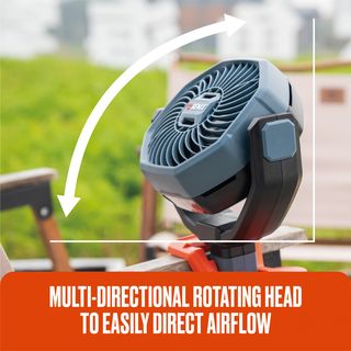 SENIX พัดลมไฟฟ้าไร้สาย Brushless 4 นิ้ว 20V(Max) (เฉพาะเครื่อง) รุ่น FNX2-M2-EU สีน้ำเงิน - ดำ