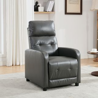 PULITO เก้าอี้พักผ่อน รุ่น CEDRIC ขนาด 65.5x85.5-139.5x102.5-81 ซม. สีเทาเข้ม