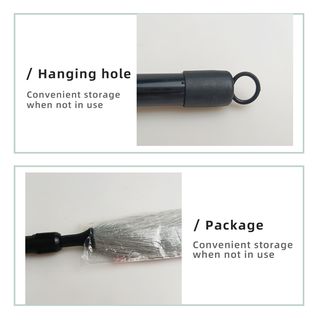 ICLEAN ไม้ปั่ดฝุ่นพลาสติกปรับระดับได้ รุ่น DSU149 ขนาด10x10x120 ซม. สีเหลือง-เทา