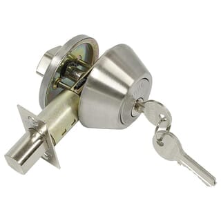 COLT LITE กุญแจลิ้นตาย 1 ด้าน สเตนเลส-201 รุ่น 9301 สีสเตนเลส