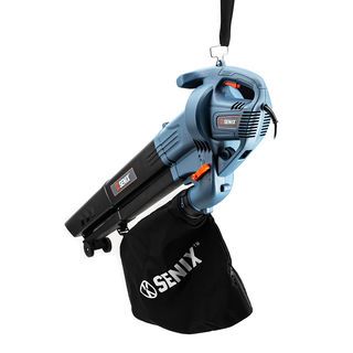 SENIX เครื่องเป่าและดูดใบไม้ 2200W รุ่นBLVE22-M-EU สีน้ำเงิน (พ่วงสายไฟ8เมตร)