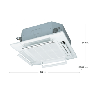 MITSUBISHI HEAVY DUTY เครื่องปรับอากาศ 4 ทิศทาง ขนาด 36251 BTU (Inverter) รุ่น FDT100YA-W1 สีขาว