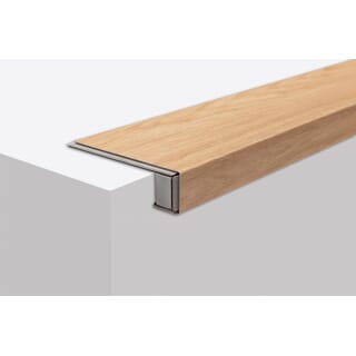 จมูกชานพักบันได SPC Click lock 114x1220x4+1mm IXPE  items No. 6305 สีไม้โอ๊คอ่อน  (6 pcs / box)                                  