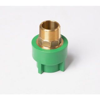 SCG ข้อต่อตรงเกลียวนอก PPR 20x1/2 รุ่น A1 สีเขียว