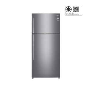 LG ตู้เย็น 2 ประตู ขนาด 17.4Q รุ่น GN-C602HQCM.APZPLMT สีเงิน