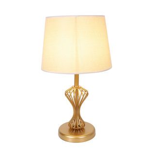 EILON โคมไฟตั้งโต๊ะ ขั้ว E27 ขนาด 25x25x 42cm รุ่น WP199138 สีทอง