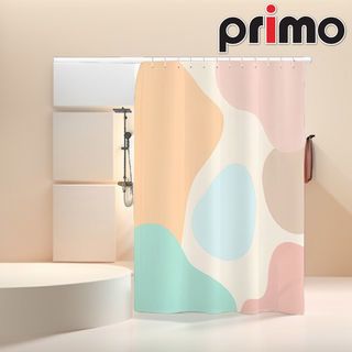Primo ม่านห้องน้ำโพลีเอสเตอร์ลายมินิมอล รุ่น มินิมอล 3XMYL-010 ขนาด 180x180 ซม. คละสี