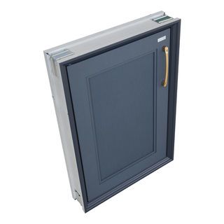 CLOSE บานซิงค์เดี่ยว ABS ขนาด 46x66 ซม. VIVIEN สีบลูโอ๊ค 