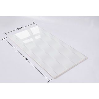 Marbella กระเบื้องเซรามิคปูผนัง 10x16 นิ้ว โฟเซ่น-ไวท์ ZX9020 (N) Gloss (15P)