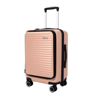 WETZLARS กระเป๋าเดินทาง ขนาด 20 นิ้ว พร้อมช่องใส่ของด้านหน้า รุ่น Sally ขนาด 50x33x21 ซม. สีชมพู