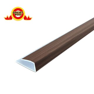 GREAT WOOD ยูคลิปPVC รุ่นGPPVC3.7-1-EB ขนาด 2.7x290x1.3 ซม. Brown 1-1  