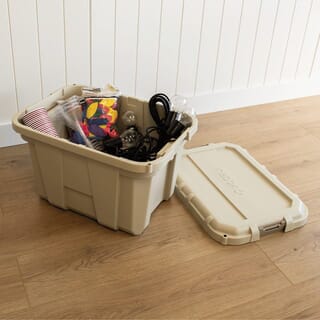 INABOX กล่องเก็บของ Heavy Armour N80209BG-38L ขนาด 38.3x33.1x53 cm. สีเบจ