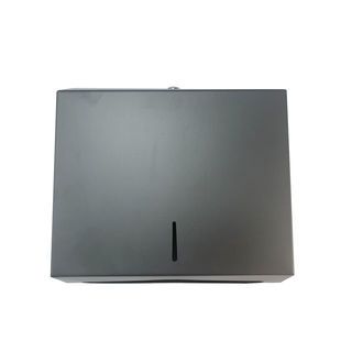 Verno กล่องใส่กระดาษชำระสแตนเลส 304 ทรงเหลี่ยม รุ่น Mabel-G ขนาด 26x28.5x10 ซม. สีเทากันเมทัล