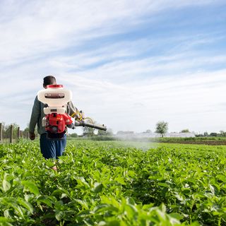 TUF เครื่องพ่นปุ๋ยและเมล็ด เครื่องยนต์ 4 จังหวะ 1.2 แรงม้า รุ่น3WF-3A 26 ลิตร สีแดงขาว