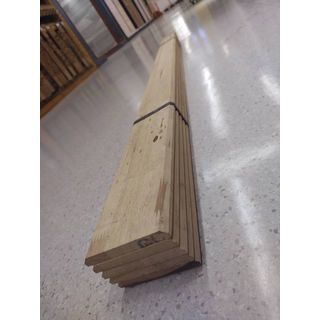 GREAT WOOD ฝ้าระแนงไม้ ไม้ยางพาราจ๊อยส์ CC (1x5) 1/2