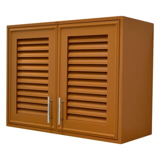 WT ตู้ลอยคู่ GB 204 สีสัก