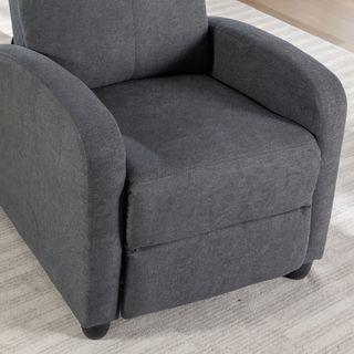 PULITO เก้าอี้พักผ่อนผ้า รุ่น MAROSE ขนาด 67x87x100 ซม. สีเทาเข้ม