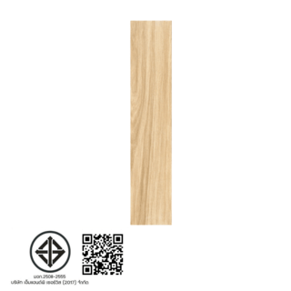 Marbella กระเบื้องปูพื้นลายไม้ 20x100x0.98ซม. รุ่น เมเปิ้ลวู๊ด 20107 (1.2ตร.ม./กล่อง) (6แผ่น) A.