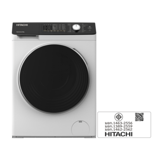 HITACHI เครื่องซักผ้า ฝาหน้า 8 กก. BD-D802HVOW