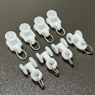 DAVINCI Runner  (curtain rod DAVINCI ตัวเลื่อน (อุปกรณ์เสริมรางผ้าม่านสำเร็จรูป) รุ่น Liona ขนาด 1.5x1.25x2.3 ซม. สีขาว 