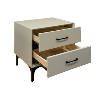 DELICATO ตู้ข้างเตียง รุ่น Aura ขนาด 50x40x48 ซม. สีเทามิสต์เกรย์ 