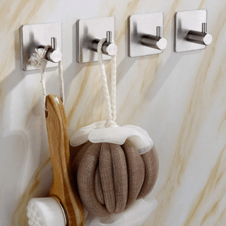 Iris ขอแขวนสแตนเลส 1 ขอ รุ่น HC01 ขนาด 4.5×4.5×4ซม. สีเงิน