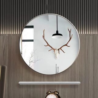 Nice ชั้นวางของติดผนังอลูมิเนียม รุ่น Angel-Silver ขนาด 10x60x2 ซม. สีเงิน