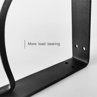 ฉากรับชั้น ขนาด18X24X1ซม. รุ่น LW06-BK  สีดำ