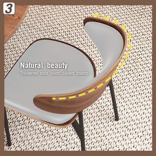 DELICATO เก้าอี้อเนกประสงค์ รุ่น Moya ขนาด 48x40x75 ซม. สีเทา