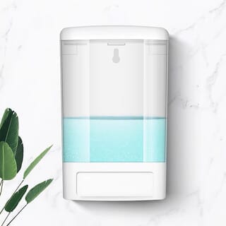 Primo ที่กดสบู่เหลว 1 ช่อง ความจุ 1 ลิตร รุ่น SD34 ขนาด  11.3x11.5x19.8ซม. สีขาว