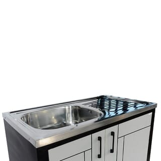 CLOSE ตู้ตั้งพื้น UPVC  LABARIS ขนาด  1หลุม 1ที่พัก 90 ซม. สีเทา