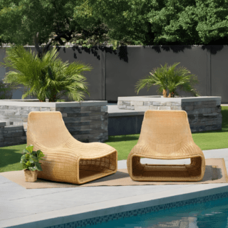  (1/3)SUMMER SET ชุดเซต outdoor อลูมิเนียม Maya ขนาด โต๊ะ: 60x45x40 ซม.เก้าอี้: 104x89x85 ซม. สีเบจ