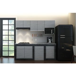 MJ ตู้แขวนเดี่ยว 40x60x0 ซม. SAV-W406-GW สีเทาลายไม้