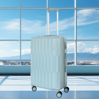WETZLARS กระเป๋าเดินทางขนาด 24 นิ้ว รุ่น BOLSA-BLUE M-TSA ขนาด 24x41x65ซม. สีฟ้า