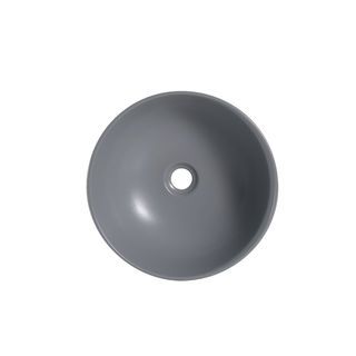 Verno อ่างล้างหน้าวางบนเคาน์เตอร์ก๊อกนอกอ่าง **ไม่รวมก๊อกน้ำ** รุ่น เมแกน  VN-601C-LG สีเทาแมท