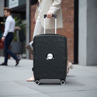 WETZLARS กระเป๋าเดินทาง ขนาด 20 นิ้ว  รุ่น Marvin-01 ขนาด 20.50x37x55 ซม. สีดำเมทัล