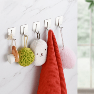 Iris ขอแขวนสแตนเลส 1 ขอ รุ่น HC04 ขนาด 2.9×5×4 ซม. สีเงิน