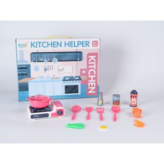 TOYS ชุดของเล่นอุปกรณ์ครัวและอุปกรณ์ครบเซ็ท(36ชิ้น) รุ่น GJJ-H-55 ขนาด 40.8x8x30.5 ซม. คละสี