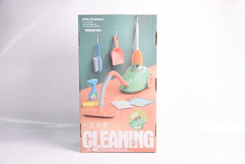 TOYS ของเล่นเครื่องดูดฝุ่นพร้อมอุปกรณ์ทำความสะอาด#XG2-29C ขนาด(67.5x27.5x16.5ซม.)