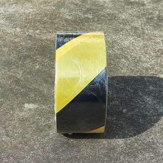 YAMADA เทปกั้นเขตพื้นที่ห้ามเข้า ขนาด 3 นิ้วx100m. สีเหลือง-ดำ