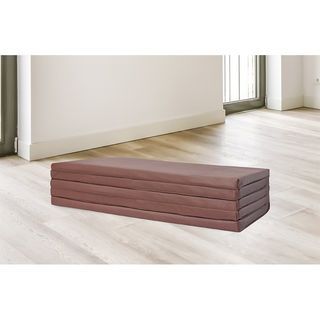 TRUFFLE ปิกนิก PE หุ้มPVC 5 พับ รุ่น MICKEY 
ขนาด 80x180 ซม.หนา 1 นิ้ว สีน้ำตาล