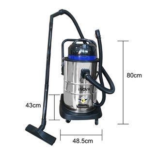 INOVA เครื่องดูดฝุ่น ดูดน้ำ  1600 วัตต์  ขนาด  50 ลิตร RL60-50L-SS สีฟ้า