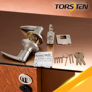 TORSTEN มือจับก้านโยกห้องทั่วไป สเตนเลส-304 รุ่น TTJ803-LV304-SN สีซาตินนิกเกิล