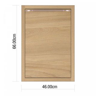 KITZCHO บานซิงค์เดี่ยว KEM-LUR-S-FT-6040X-HO สีฮันนี่โอ๊ค