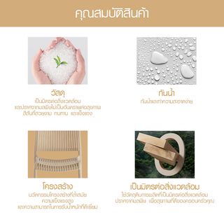 PULITO  เก้าอี้พลาสติก รุ่น LAHN ขนาด 53x44.5x80 ซม. สีเบจ
