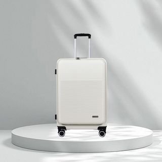 WETZLARS กระเป๋าเดินทาง ขนาด 28 นิ้ว พร้อมช่องใส่ของด้านหน้า รุ่น Spring-02 ขนาด 29x51x70 ซม.  สีขาวไวท์พีทอล