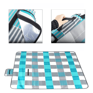 SUMMER SET เสื่อปิคนิค รุ่น Curt ขนาด 150x200cm สีน้ำเงิน