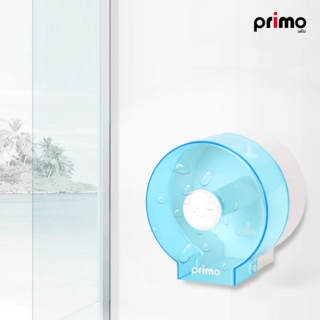 Primo ที่ใส่กระดาษทิชชู่ม้วนเล็ก รุ่น 3ZJH-03 ขนาด 13.5x14x14.5 ซม. สีฟ้า